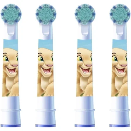 Oral-B Cabezal de repuesto para cepillo Braun Pro Kids 3+ Rey León pack 4 unidades